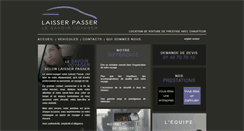 Desktop Screenshot of laisserpasser.fr